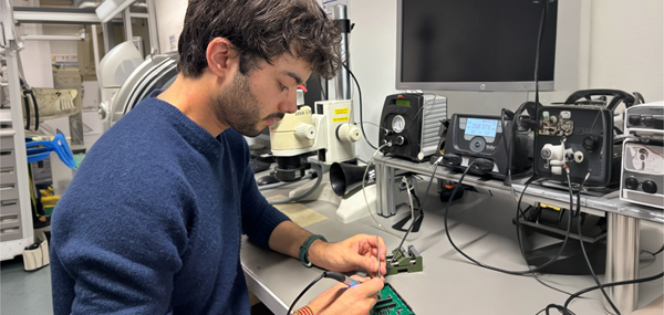 Jorge At Work In Lab