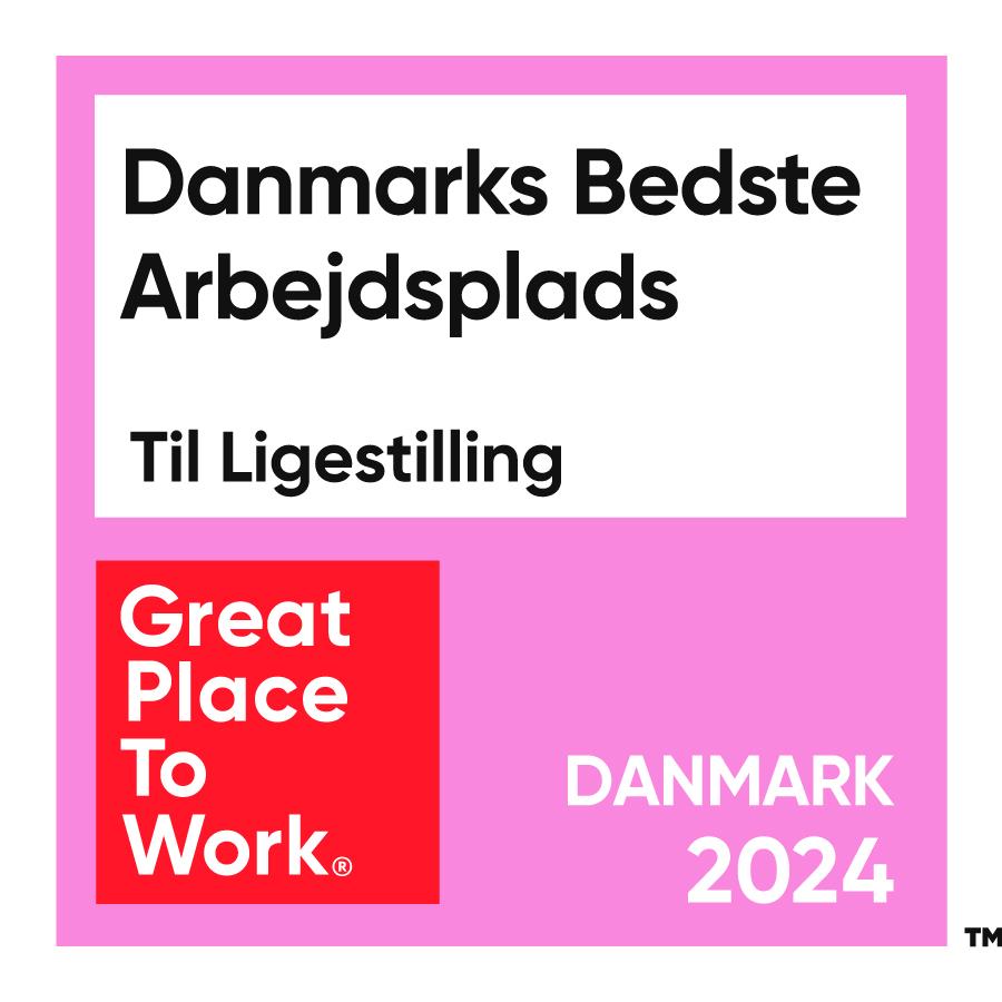 Danmarks Bedste Arbejdsplads 2024 Ligestilling