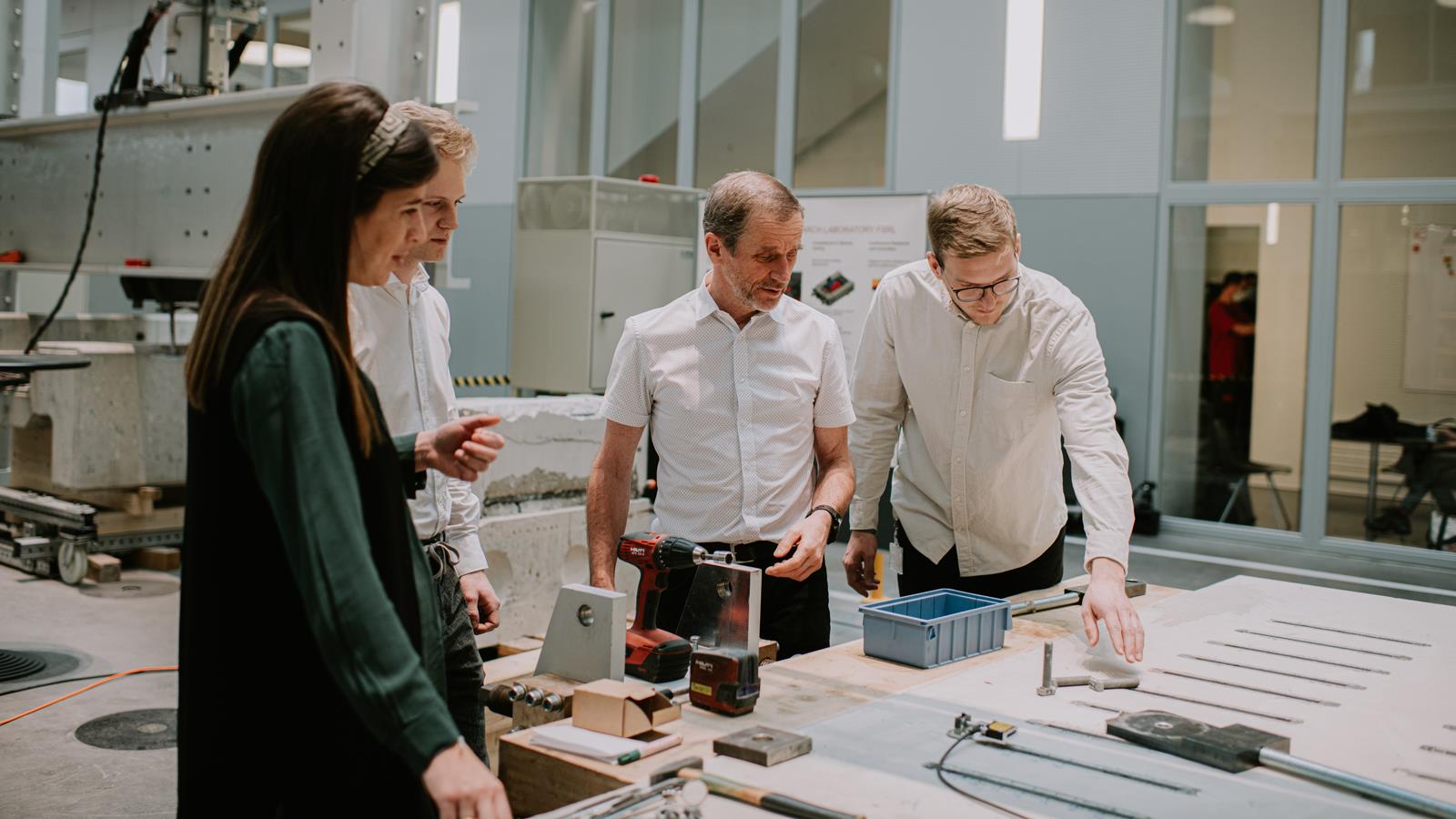 Global Team Meeting Around Table