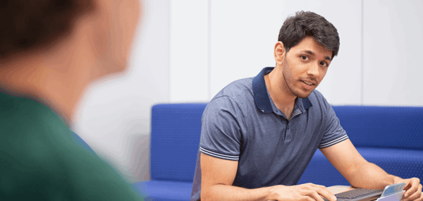 Plano Male Employees Listening Room 1