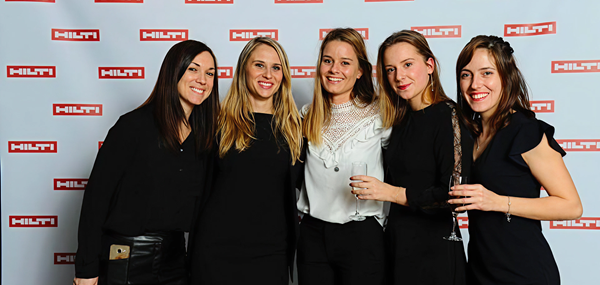 Lucie With Colleagues At Hilti France