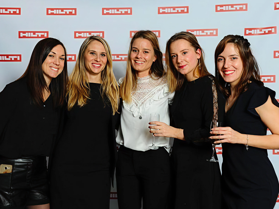 Lucie With Colleagues At Hilti France